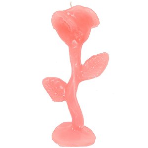 Vela De Magia Rosa Flor Rosa