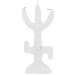 Vela De Magia Garfo Tridente Branco