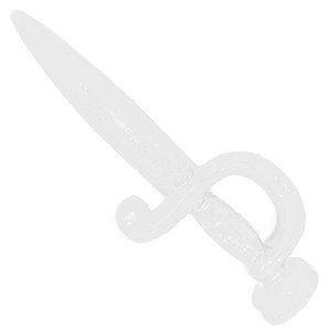 Vela De Magia Espada Adaga Branco