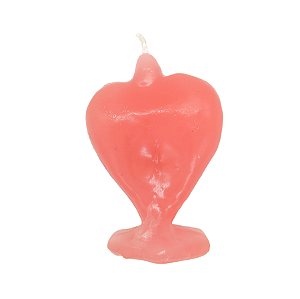 Vela De Magia Coração Rosa
