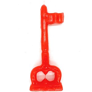Vela De Magia Chave Vermelho
