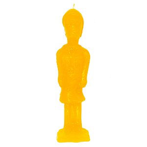Vela De Magia Boneca Mulher Amarelo