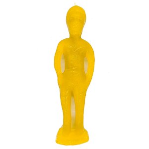 Vela De Magia Boneco Homem Amarelo