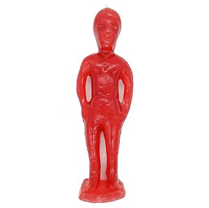 Vela De Magia Boneco Homem Vermelho