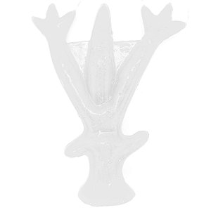 Vela De Magia Galhos Tronqueira Branco