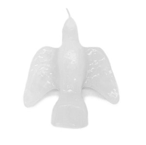 Vela De Magia Divino Pombo Branco Espírito Santo Pomba Da Paz