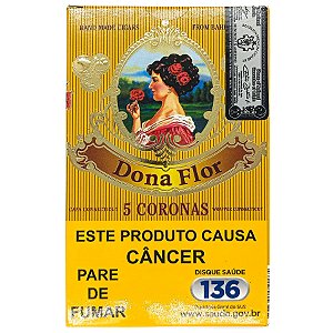 Charuto Nacional Premium Dona Flor Caixa 5Un Tradicional