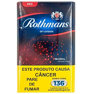 Maço Cigarro Rothmans Red Global Connection 20Un