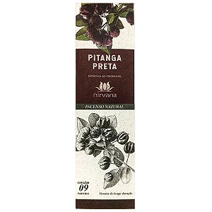 Incenso Natural Nirvana Pitanga Preta Renova Energia