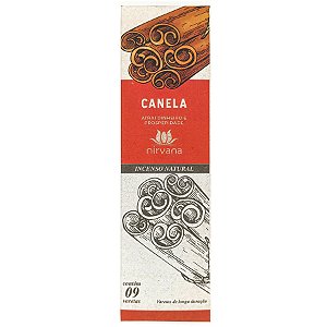 Incenso Natural Nirvana Canela Atrai Dinheiro E Prosperidade