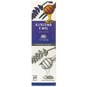Incenso Natural Nirvana 9 Vareta Alfazema E Mel Abre Caminho