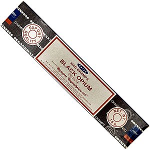 Incenso Indiano Satya Importado Nag Champa Black Opium