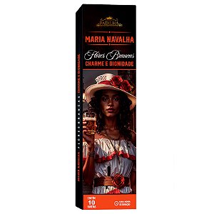 Incenso Premium 10 Varetas Navalha Flores Brancas