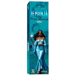 Incenso Premium 10 Varetas Iemanjá Flores Brancas