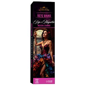 Incenso Premium 10 Varetas 7 Saias Figo e Magnólia