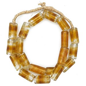 Guia Monjolo Em Firmas De Murano Candomblé Incolor/Dourado M2