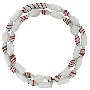 Guia Em Firmas De Murano Candomblé Branco/Tricol M1