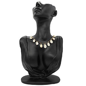 Colar Semijóia Corrente Pequena C/ Búzios