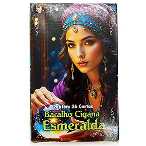 Tarot Da Cigana Esmeralda Com 36 Cartas + Manual