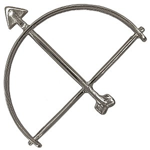 Arco Ofá Pequeno Prata Ferramenta Assentamento Orixá Igbá