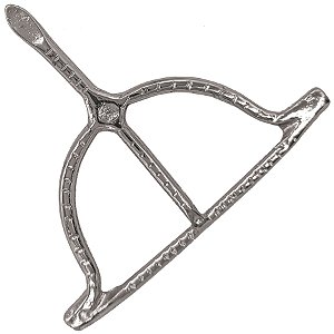 Arco Ofá Curvo Prata Ferramenta Assentamento Orixá Igbá