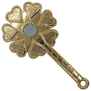 Pingente Grande Abebe Flor Espelho Oxum P/ Assentamento Igbá