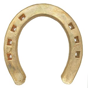 Ferradura Dourada Para Assentamento Oxossi Ogum Sorte Ciganos Oriente