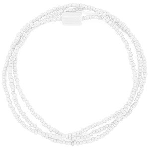 Guia Simples de Missanga Branco C/ Firma