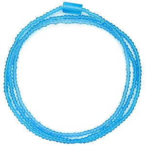 Guia Porcelana Azul Claro Transparente Jablonex 4mm C/ Firma