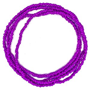 Guia Missanga Roxo Miçanga Leitosa (60CM)