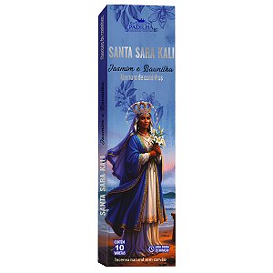 Incenso Premium 10 Varetas Santa Sara Kali Jasmim e Baunilha