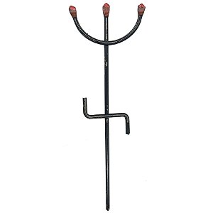 Tridente Garfo 20cm S/ Pé P/ Assentamento Pombogira Receptivo