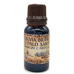 Essencia Premium Shiva'S Indian Óleo Perfumado 15ml Sálvia Branca E Palo Santo