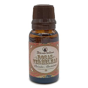 Essencia Premium Shiva'S Indian Óleo Perfumado 15ml Rosas Vermelhas