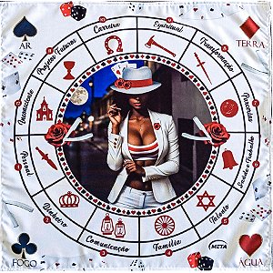 Toalha P/ Leitura de Tarot M. Navalha Umbanda