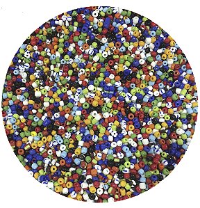 Miçanga Pacote 100g Conta de Missanga Leitosa Colorido
