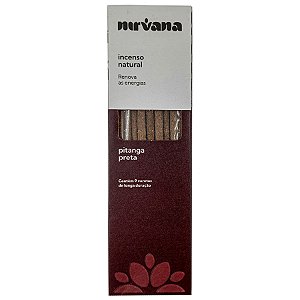 Incenso Natural Nirvana Inspira 9 Varetas Pitanga Preta