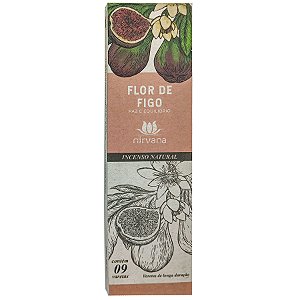 Incenso Natural Nirvana 9 Varetas Flor de Figo