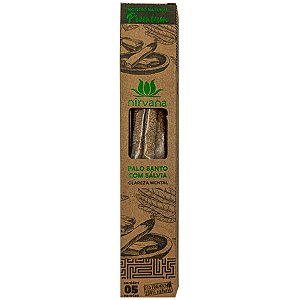 Incenso Natural Nirvana Premium Palo Santo/Sálvia