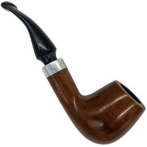 Cachimbo Curvo Marrom Madeira Premium