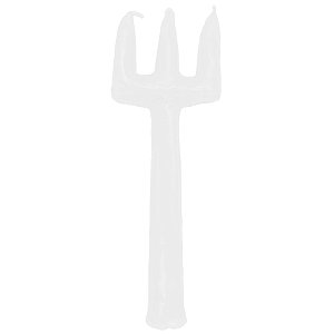 Vela de Magia Tridente Ativo Exú Branco