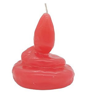 Vela de Magia Cobra Enrolada Serpente Vermelha