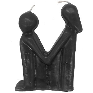 Vela de Magia Adoçamento Chora nos meus Pés Preto