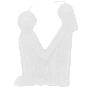 Vela de Magia Adoçamento Chora nos meus Pés Branco