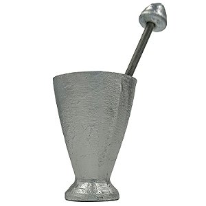 Pilão Grande de Chumbo P/ Assentamento Magias Rituais e Patuás