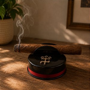 Ofertório Suporte Ofertador Preto Exú Charuto