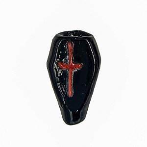Firma de Vidro P/ Guia Preto (Caixão)