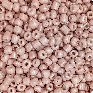 Miçanga Pacote 500g Conta de Missanga Leitosa Perolada Rosa Salmão