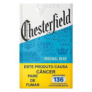 Maço Cigarro Chesterfield Original Blue Azul Carteira 20Un
