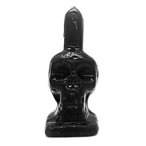 Vela Magia Caveira Oca Explo Preta Quimbanda Magia Umbanda
